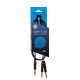 ITST/JS2JM-3 Cavo Jack 6.3 TRS Stereo / 2x Jack 6.3 TS Mono 3 mt