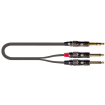 ITST/JS2JM-5 Cavo Jack 6.3 TRS Stereo / 2x Jack 6.3 TS Mono 5 mt