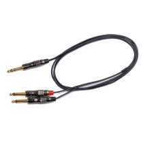 ITST/JS2JM-2 Cavo Jack 6.3 TRS Stereo / 2x Jack 6.3 TS Mono 2 mt