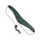 M27W-002 Tracolla per sax in pelle Deluxe Jade Turquoise Black 2"