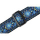 M10HT-04 Tracolla per banjo Jacquard Blue 2"