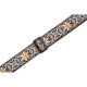 M10HT-13 Tracolla per banjo Jacquard Brown 2"