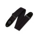 MSSBC4-BLK Tracolla per basso in cotone Black On Black 3"