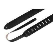 M12-BLK Tracolla in pelle pieno fiore Black 2"
