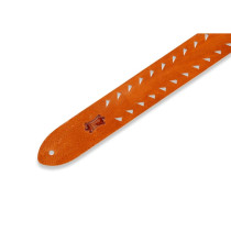M12TTV-TAN Tracolla in pelle conciata al vegetale Tiger Tooth 2"