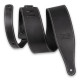 M17BAS-BLK Tracolla in pelle morbida Black 2 1/2"