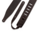 M17BAS-DBR Tracolla in pelle morbida Dark Brown 2 1/2"