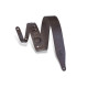 M17D-DBR Tracolla in pelle conciata al vegetale Dark Brown 2 1/2"