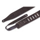 M17D-DBR Tracolla in pelle conciata al vegetale Dark Brown 2 1/2"