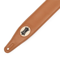 M17VGN-TAN Tracolla in ecopelle imbottita Tan 2 1/2"