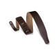 M26-DBR Tracolla in pelle conciata al cromo Dark Brown 2 1/2"