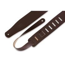 M26-DBR Tracolla in pelle conciata al cromo Dark Brown 2 1/2"