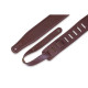 M26GF-BRN Tracolla in pelle imbottita Brown 2 1/2"
