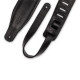 M26GP-BLK-BLK Tracolla in pelle Black con retro Black 3 1/4"