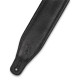 M26GP-BLK-BLK Tracolla in pelle Black con retro Black 3 1/4"