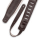 M26GP-DBR-CRM Tracolla in pelle Dark Brown con retro Cream 3 1/4"
