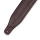 M26GP-DBR-DBR Tracolla in pelle Dark Brown con retro Dark Brown 3 1/4"
