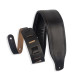 M26PD-BLK Tracolla in pelle pieno fiore imbottita Black 3"