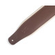 M26PD-BRN_CRM Tracolla in pelle pieno fiore imbottita Brown con retro Cream 3"