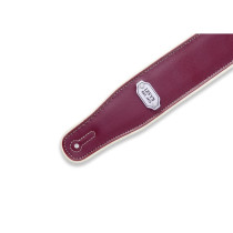 M26VCP-BRG_SEA Tracolla in vinile reversibile Burgundy e Seafom 2 3/4"