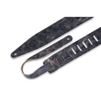 M317BLZ-BLK Tracolla in pelle conciata al cromo Black 2 1/2"