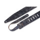 M317BLZ-BLK Tracolla in pelle conciata al cromo Black 2 1/2"