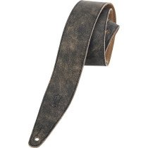 M317BLZ-BLK Tracolla in pelle conciata al cromo Black 2 1/2"