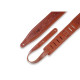 M317FG-TAN Tracolla in pelle con rilievo fiorentino Tan 2 1/2"
