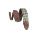 M4WP-004 Tracolla in pelle Sundance Line Arrowhead Turquoise 3"
