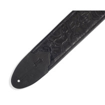 M4WP-007 Tracolla in pelle Sundance Black Rose 3"