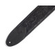 M4WP-007 Tracolla in pelle Sundance Black Rose 3"