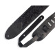 M4WP-007 Tracolla in pelle Sundance Black Rose 3"