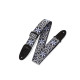 M8HT-10 Tracolla in tessuto Floral Blue and White 2"