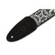 M8HT-11 Tracolla in tessuto Floral Green and White 2"