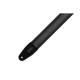 MC2CG-BLK-BLK Tracolla in cotone con strip in pelle Black 2"