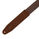 MC2PH-BRN Tracolla con porta plettri in cotone Brown 2"