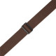 MC2PH-BRN Tracolla con porta plettri in cotone Brown 2"