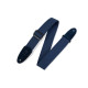 MC8-NAV Tracolla in cotone con terminali in pelle scamosciata Navy 2"