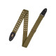 MC8TWEY-GRN Tracolla in cotone usurato con occhielli in ottone Green 2"