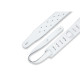 MG26DS-WHT_ABK Tracolla in pelle Tufted White 2 1/2"