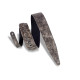 MG317BOG-BLK Tracolla in pelle Distressed Black 2 1/2"
