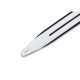 MG317DRS-BLK_WHT Tracolla in pelle Double Racing Stripe Black White 2 1/2"
