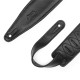 MG317MP-BLK-BRG Tracolla in pelle Burgundy Moon Phases Black 2 1/2"