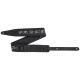 MG317ZE-BLK Tracolla in pelle ricamata Zodiac Signs Black 2 1/2"