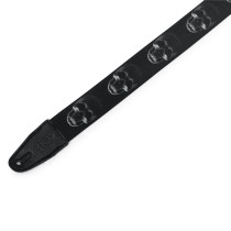 MPD2-112 Tracolla in poliestere Black & White Skulls 2"