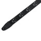 MPD2-112 Tracolla in poliestere Black & White Skulls 2"
