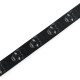 MPD2-112 Tracolla in poliestere Black & White Skulls 2"