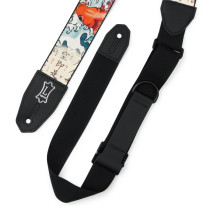 MPRH-16 Tracolla in poliestere Right Height Koi Fish & Wave Motif 2"