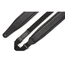 MRHGP-BLK Tracolla in pelle Right Height Black on Black 3 1/2"