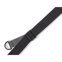 MRHGP-BLK Tracolla in pelle Right Height Black on Black 3 1/2"